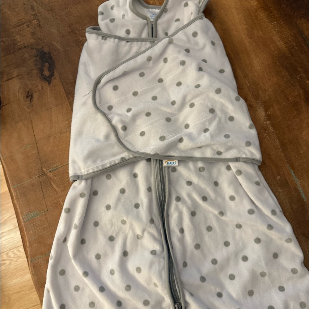 Halo Gray Sleep Sack - pottery barn baby